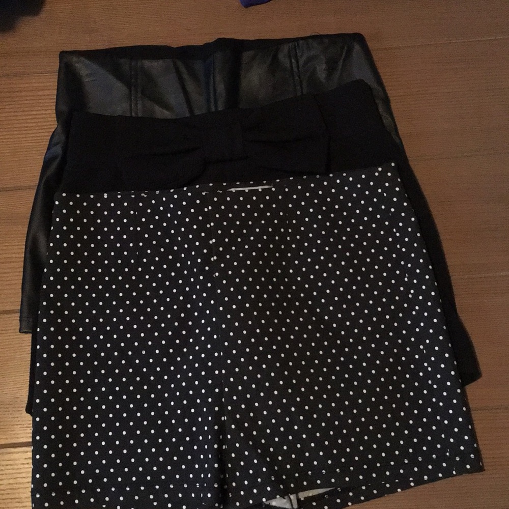 High waisted tight shorts (bundle)